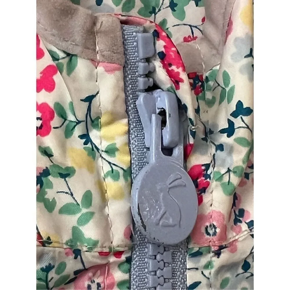 Joules floral rain coat